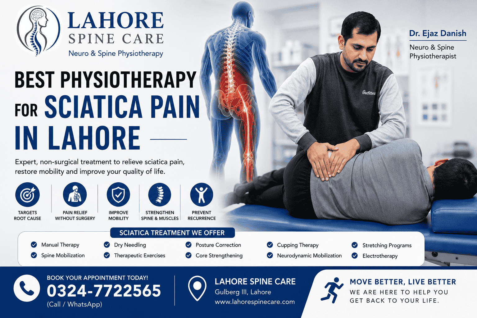 Best Physiotherapy for Sciatica Pain in Lahore